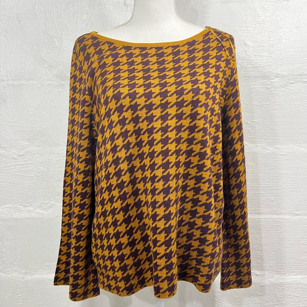 ANN TAYLOR HOUNDSTOOTH SWEATER NEW WITH TAG (365) - Picture 12 of 16